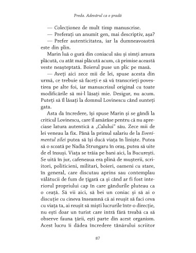 Preda. Adevărul ca o pradă