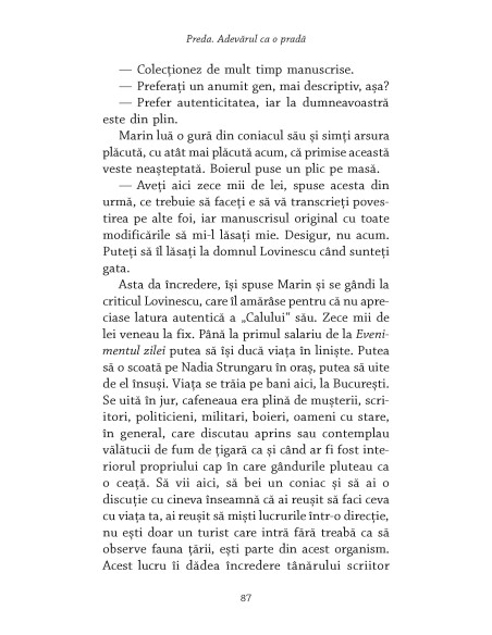 Preda. Adevărul ca o pradă