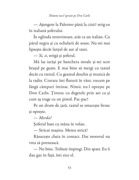 Nimeni nu-l oprește pe Don Carlo