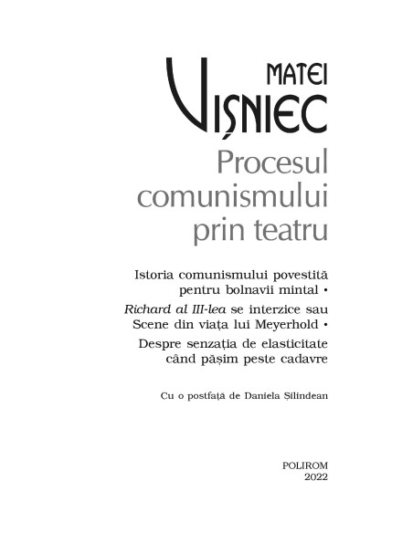 Procesul comunismului prin teatru