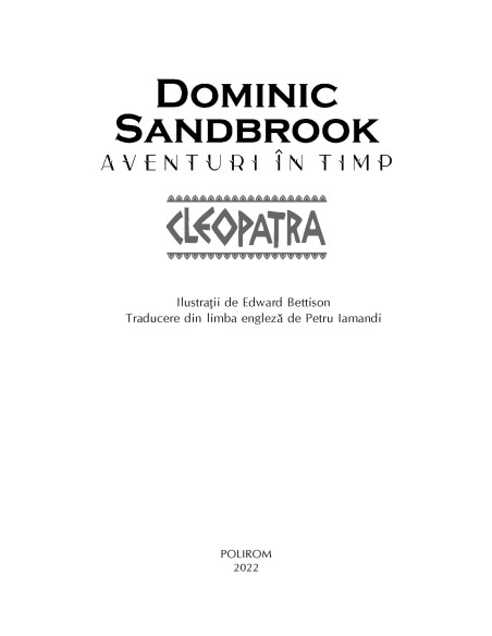 Aventuri în timp. Cleopatra