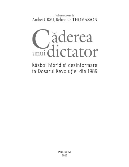 Căderea unui dictator