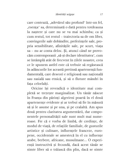 Identităţi ucigaşe