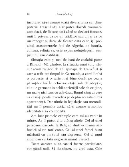 Identităţi ucigaşe