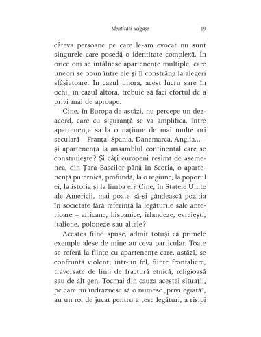 Identităţi ucigaşe Identităţi ucigaşe