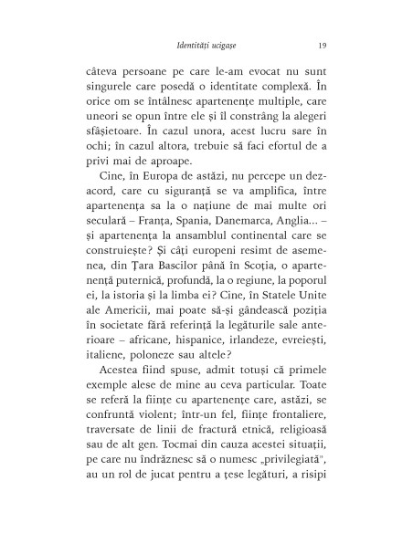 Identităţi ucigaşe