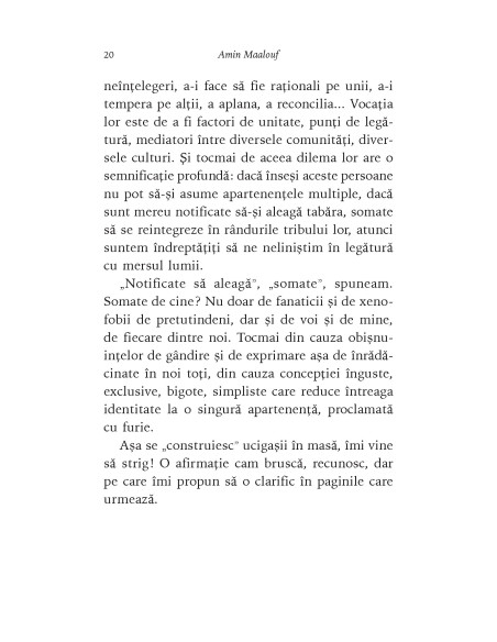 Identităţi ucigaşe