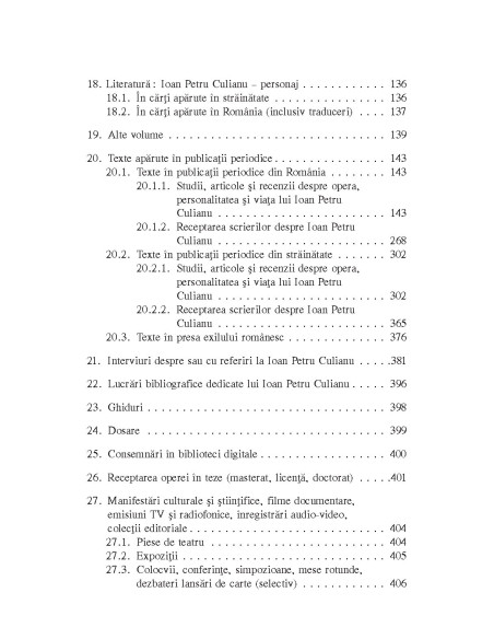 Ioan Petru Culianu. Bibliografie. 2. Receptarea operei