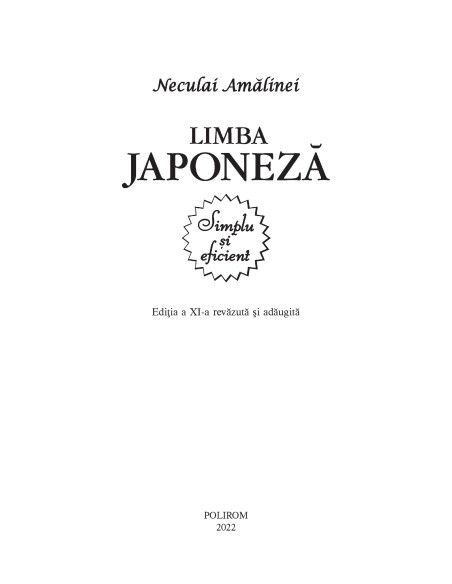 Limba japoneză. Simplu şi eficient. Manual practic