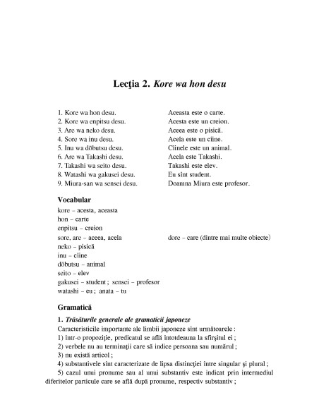 Limba japoneză. Simplu şi eficient. Manual practic