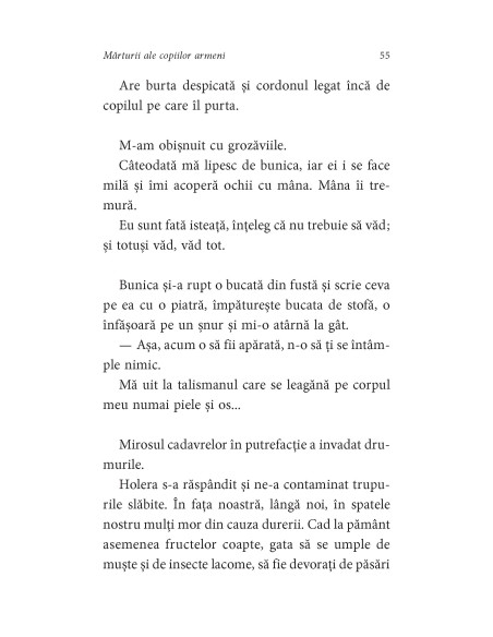 Mărturii ale copiilor armeni. 1915-1922