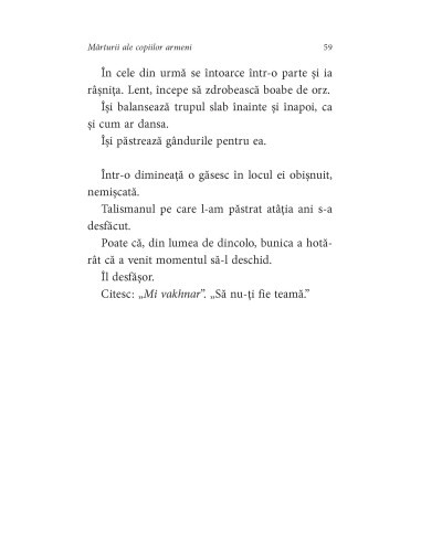 Mărturii ale copiilor armeni. 1915-1922