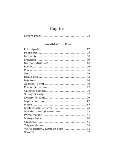 Povestiri din Kolîma (I): Malul stâng