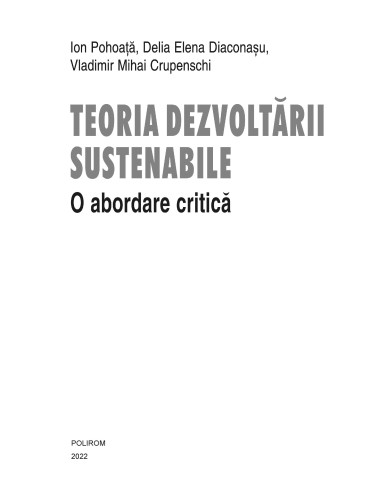 Teoria dezvoltării sustenabile