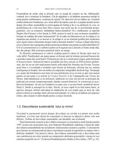 Teoria dezvoltării sustenabile