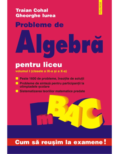 Probleme de algebră pentru liceu