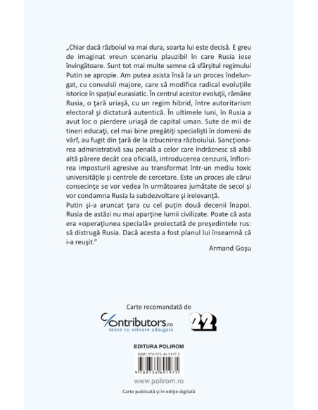 Putin, obsesia imperiului