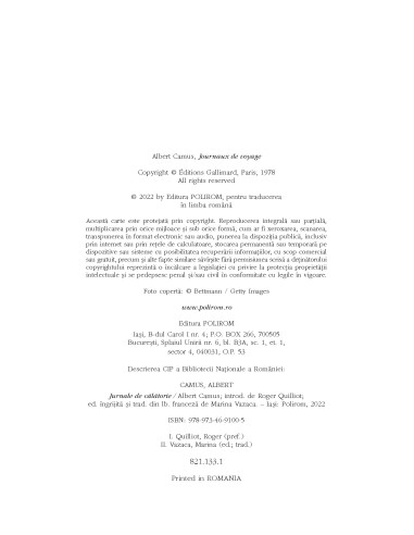 Jurnale de călătorie Jurnale de călătorie