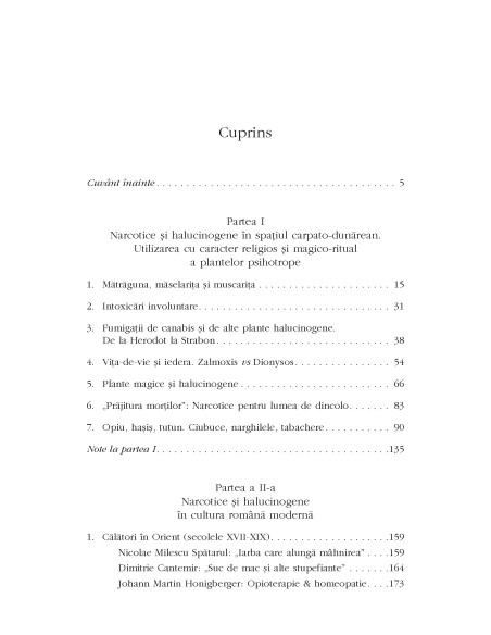 Narcotice în cultura română