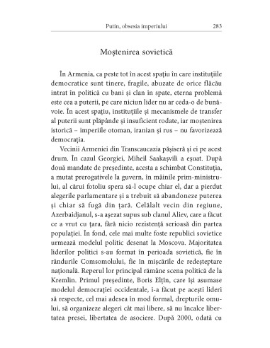 Putin, obsesia imperiului