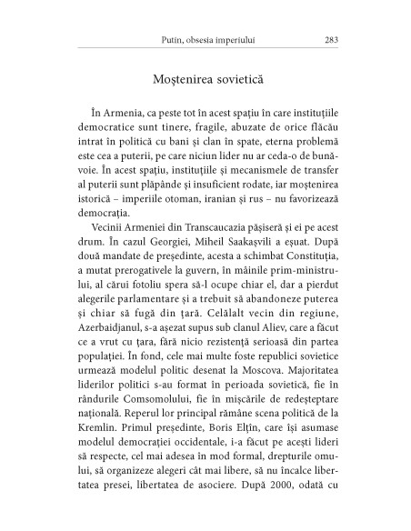 Putin, obsesia imperiului