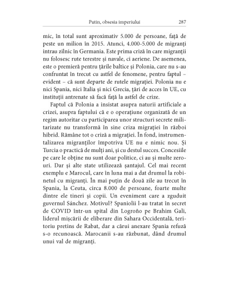 Putin, obsesia imperiului