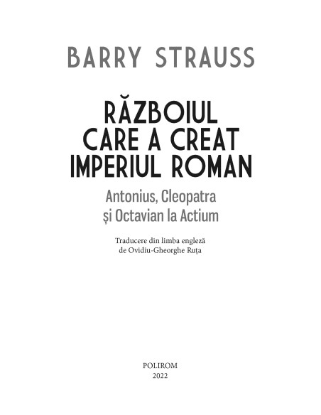 Războiul care a creat Imperiul Roman