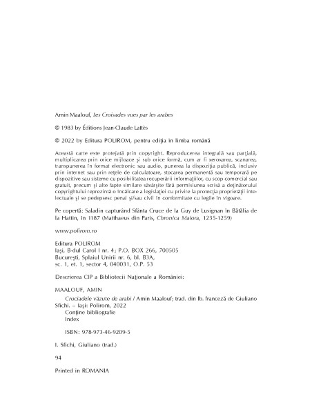 Cruciadele văzute de arabi