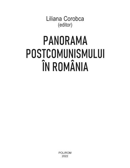 Panorama postcomunismului în România