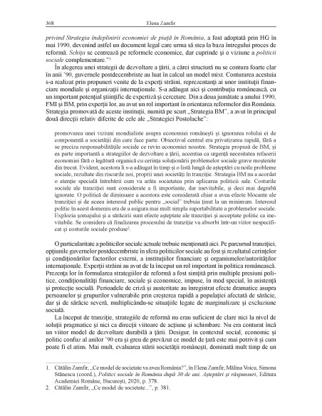 Panorama postcomunismului în România