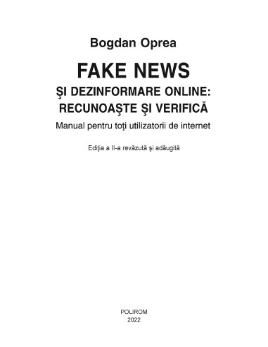 Fake news şi dezinformare online:... Fake news şi dezinformare online:...