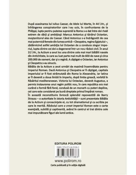 Pachet promoţional Barry Strauss