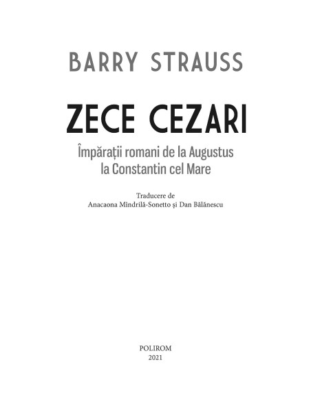 Pachet promoţional Barry Strauss