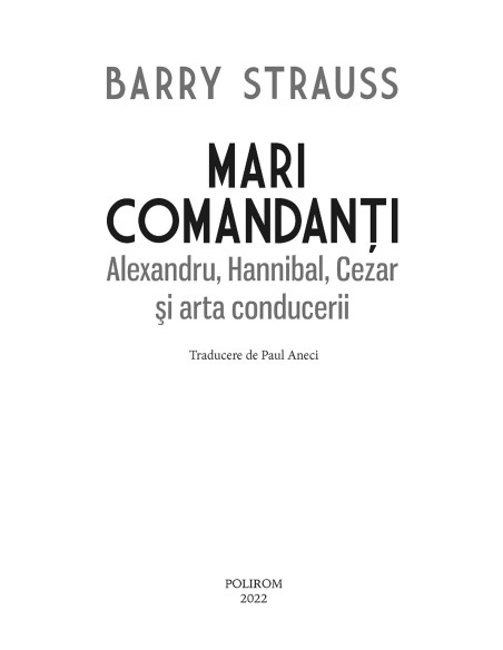 Pachet promoţional Barry Strauss