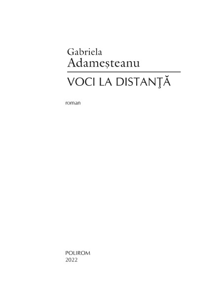 Voci la distanţă