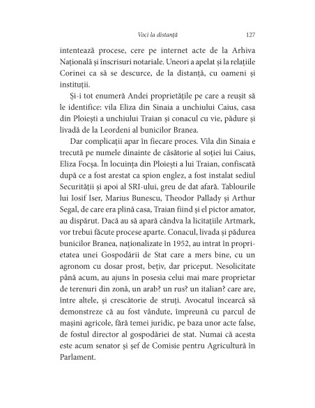 Voci la distanţă