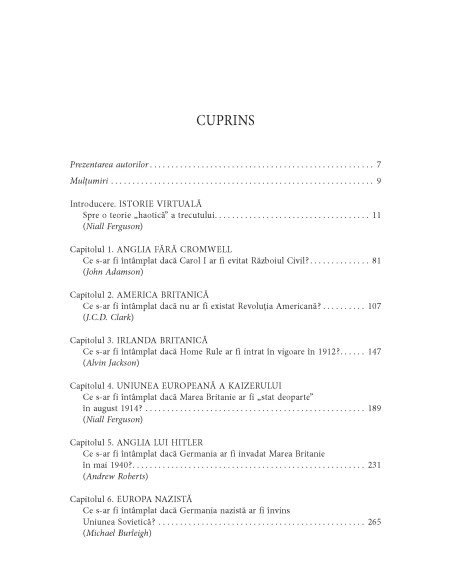 Ce s-ar fi întâmplat dacă...?