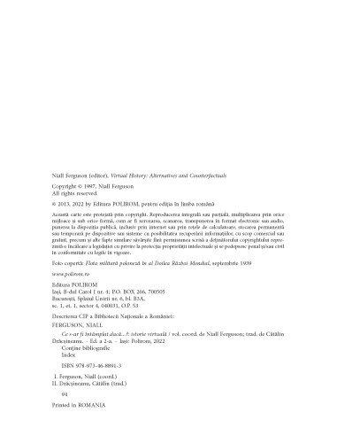 Ce s-ar fi întâmplat dacă...?