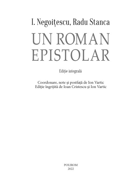 Un roman epistolar