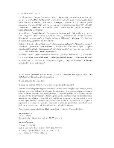 Ce este cinematograful? (II)