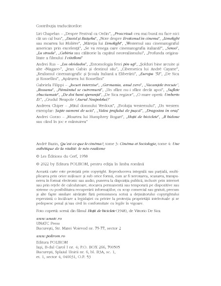 Ce este cinematograful? (II)