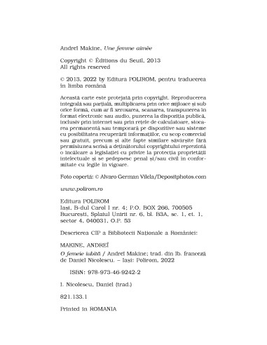 O femeie iubită O femeie iubită