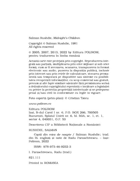 Copiii din miez de noapte