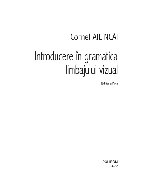 Introducere în gramatica limbajului vizual