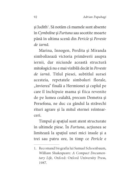 Shakespeare interpretat de Adrian Papahagi. Othello * Poveste de iarnă