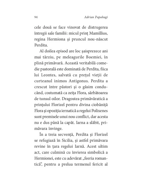 Shakespeare interpretat de Adrian Papahagi. Othello * Poveste de iarnă