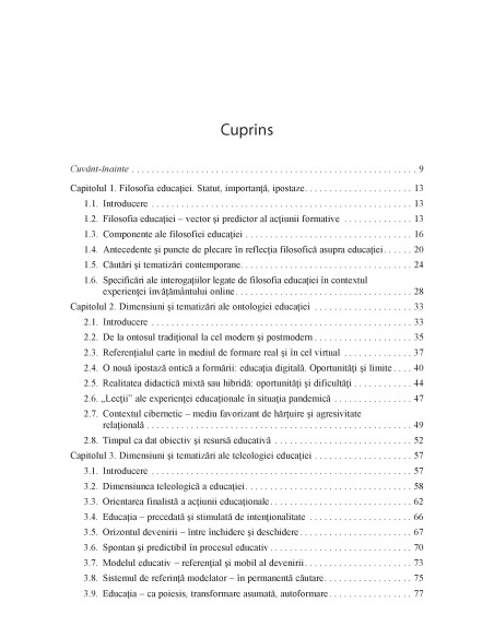 Filosofia educaţiei