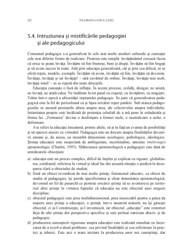 Filosofia educaţiei