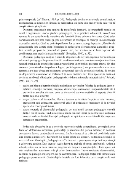 Filosofia educaţiei