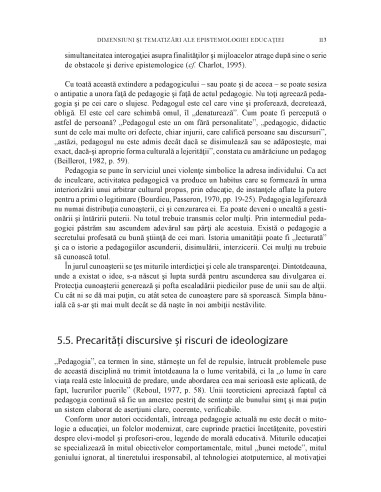 Filosofia educaţiei